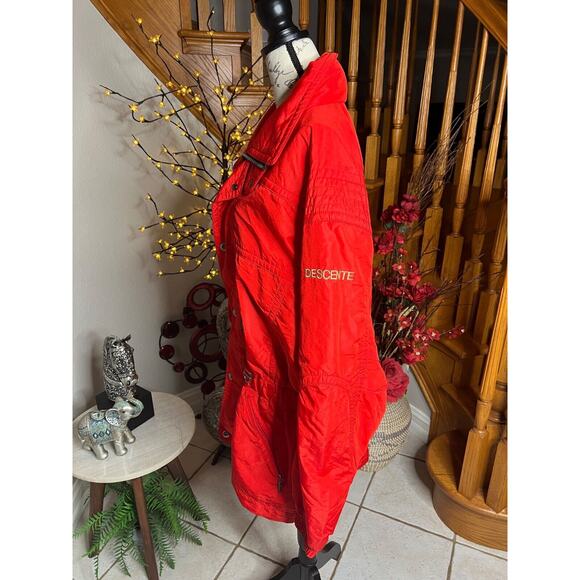 Descente Men’s Vintage Red Retro Ski Snow Winter Parka Jacket Size US XL - Picture 6 of 16